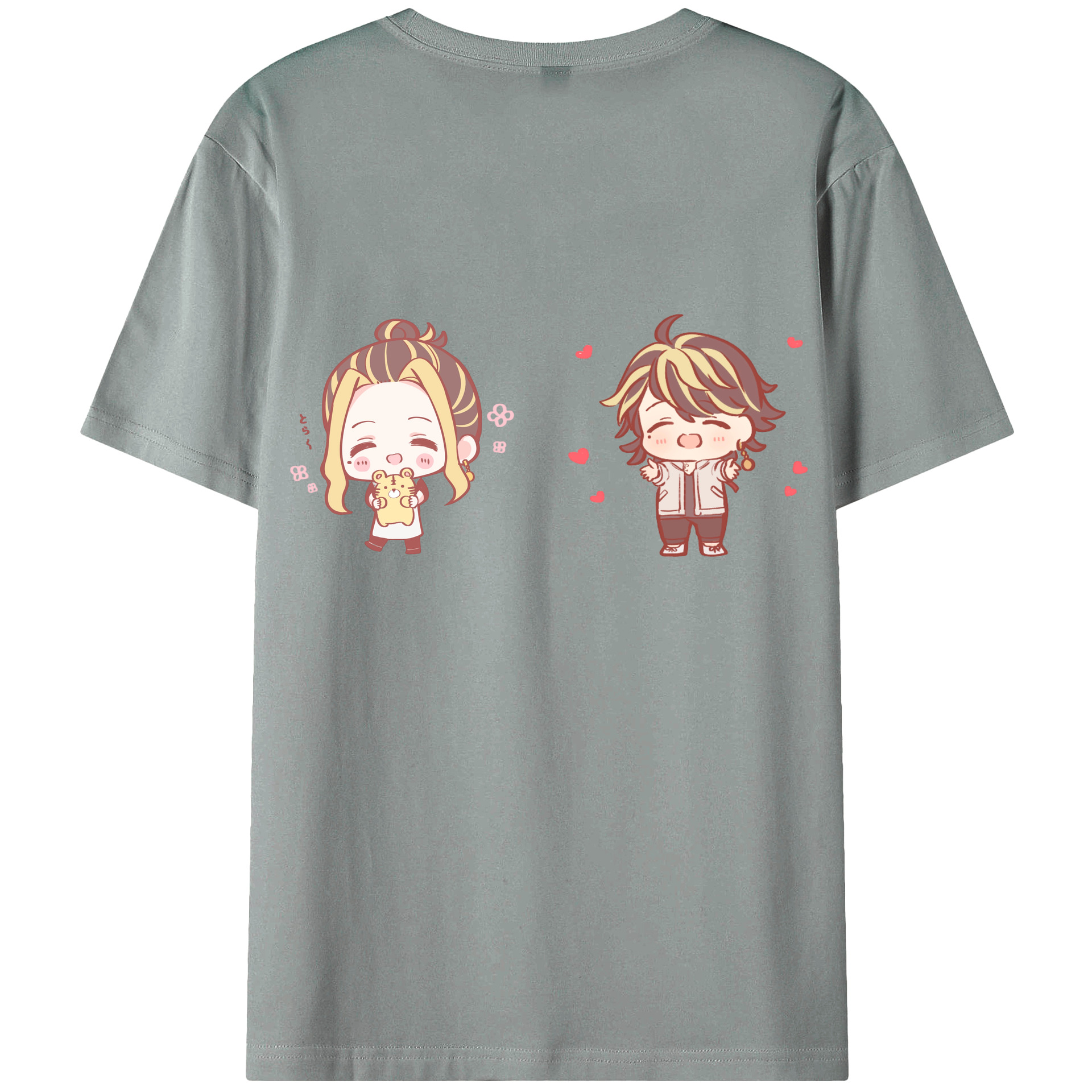 （画像用） 東京リベンジャーズ Tokyo Revengers 綿100％ メンズ半袖Tシャツ（バックプリント） 通気性